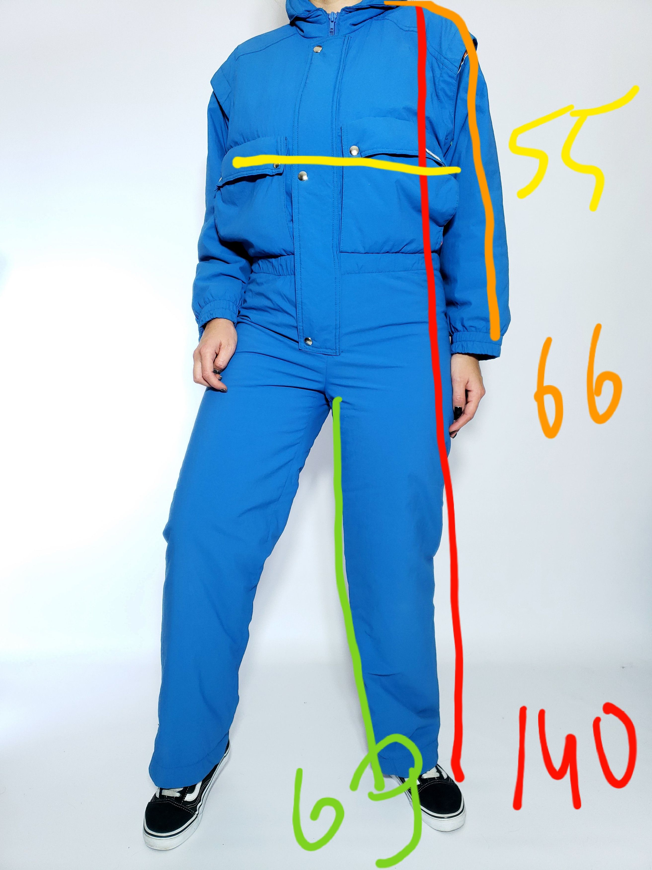 Colmar Vintage Colmar Ski Snowsuit Skisuit Warm made in Italy Size 27" / US 4 / IT 40 - 2 Thumbnail