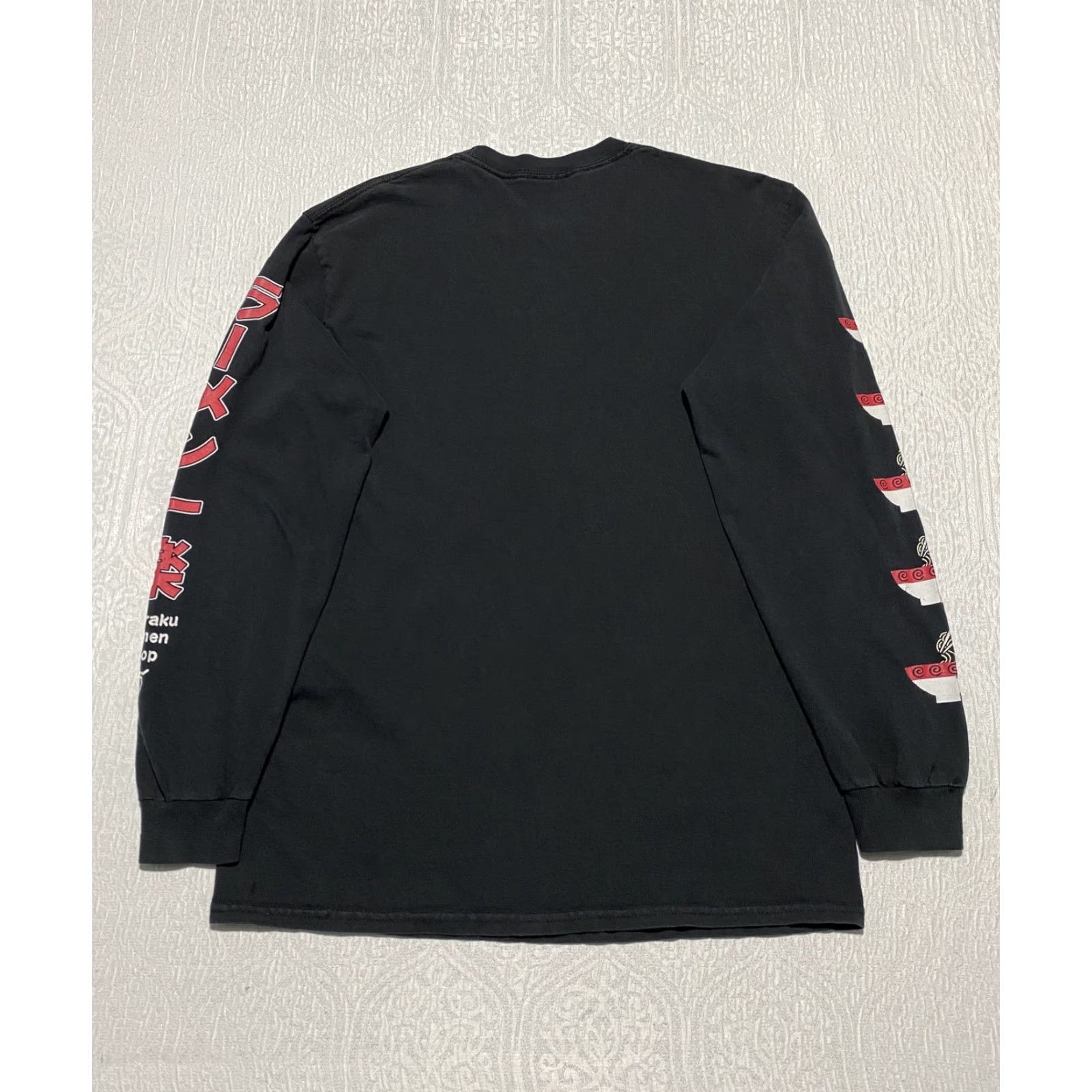 Ripple Junction Naruto Shippuden Shirt Mens Medium Black Ichiraku Ramen Shop Anime Long Sleeve Size US M / EU 48-50 / 2 - 2 Thumbnail