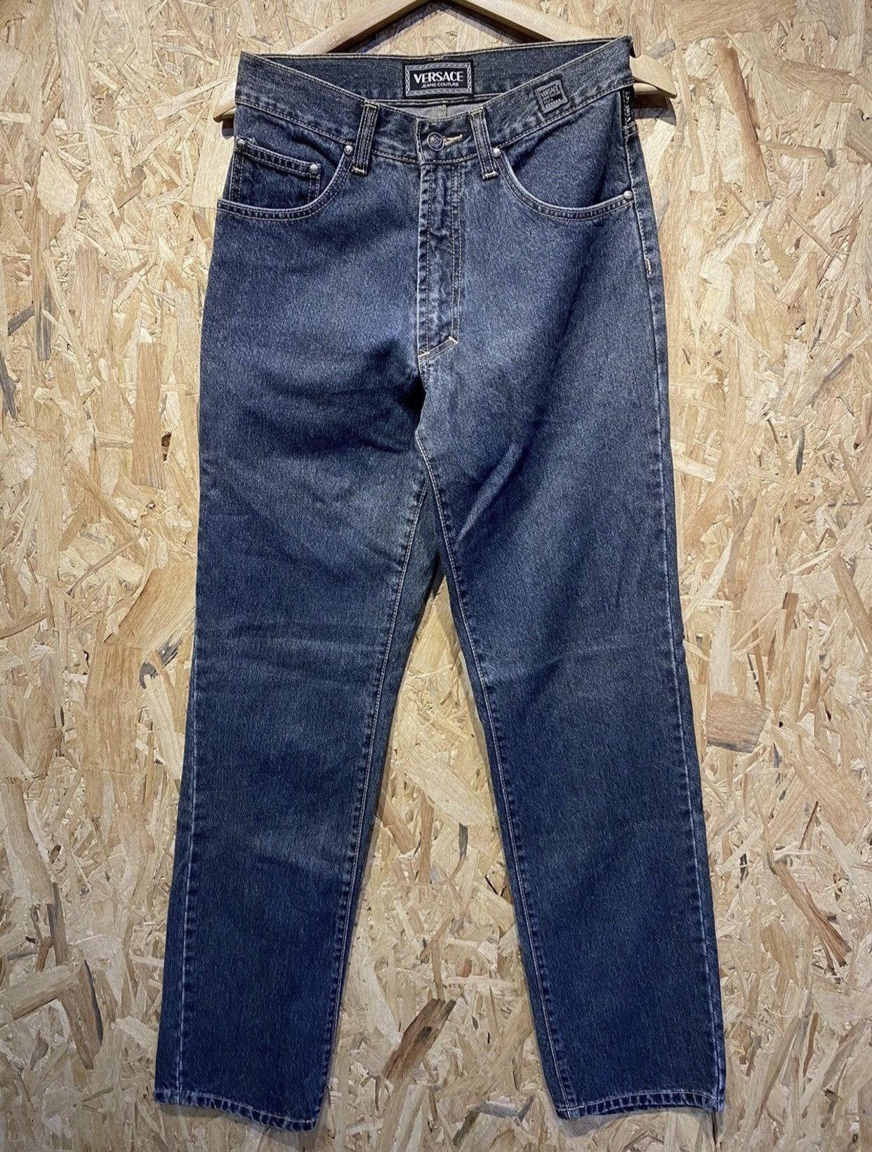 Versace Jeans Couture Vintage Versace Jeans Couture Black Denim Jeans Size US 30 / EU 46 - 2 Thumbnail