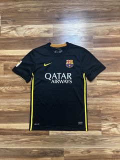 Messi Barcelona 2013 2014 Black Third Soccer Jersey Shirt Camiseta