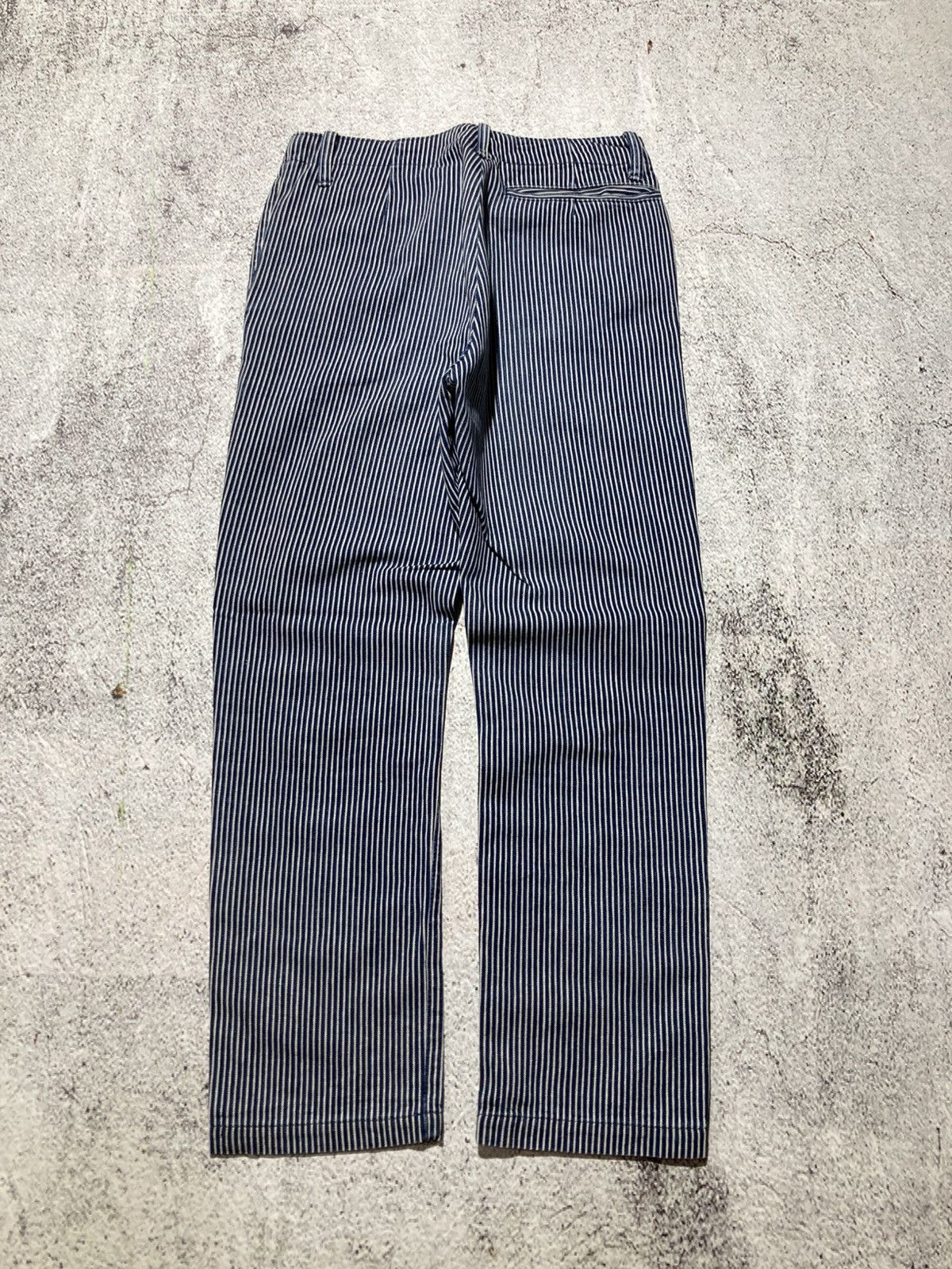 45rpm 🇯🇵 Vintage 45rpm Japan Hickory Stripe Pants Made In Japan Size US 27 - 9 Thumbnail