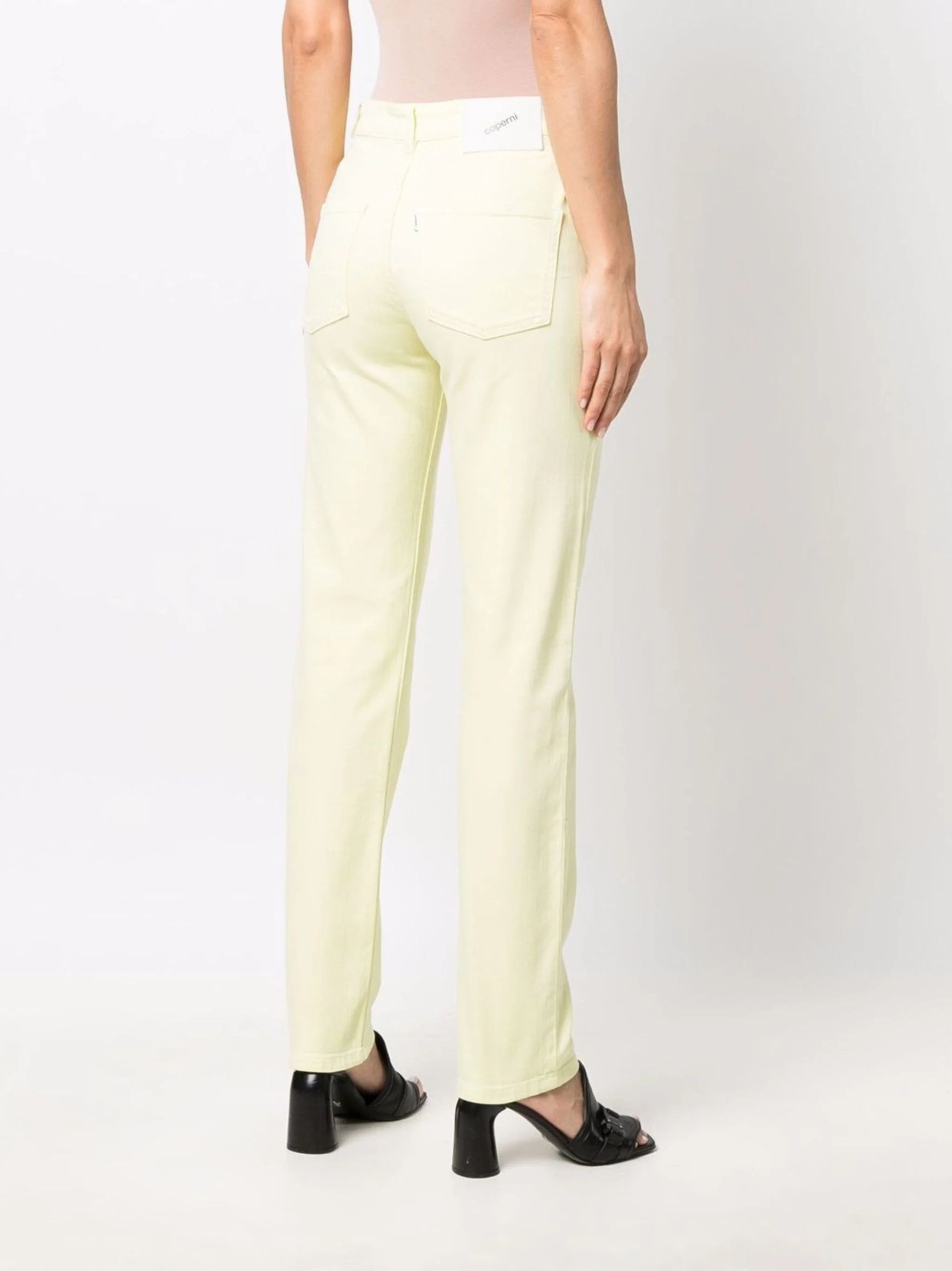Coperni o1mle0524 Straight Leg Denim Jeans in White Size 26" / US 2 / IT 38 - 5 Thumbnail