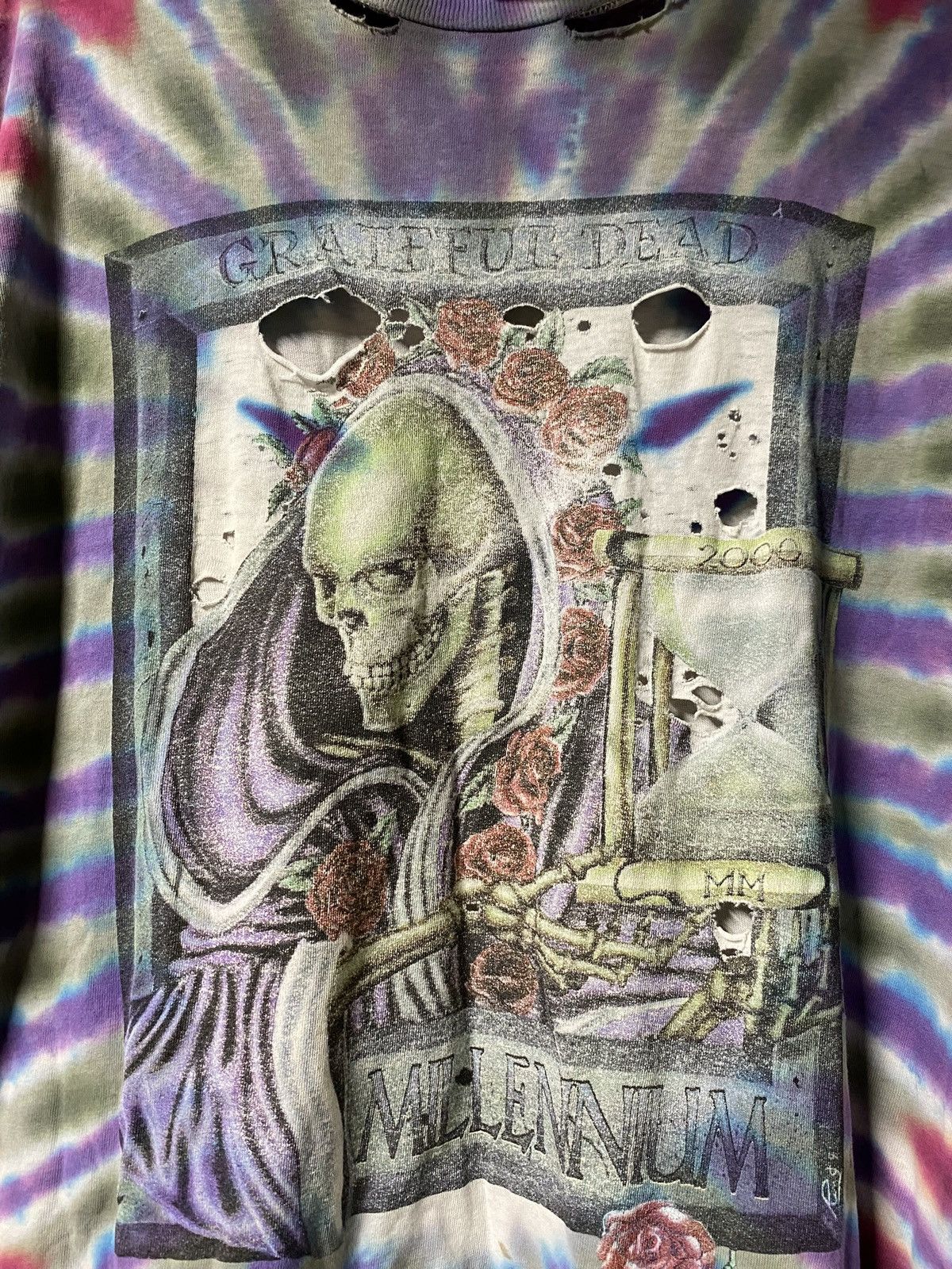 Vintage 90’s Vintage Grateful Dead Tiedye Band Tee Shirt XLarge Size US XL / EU 56 / 4 - 6 Thumbnail