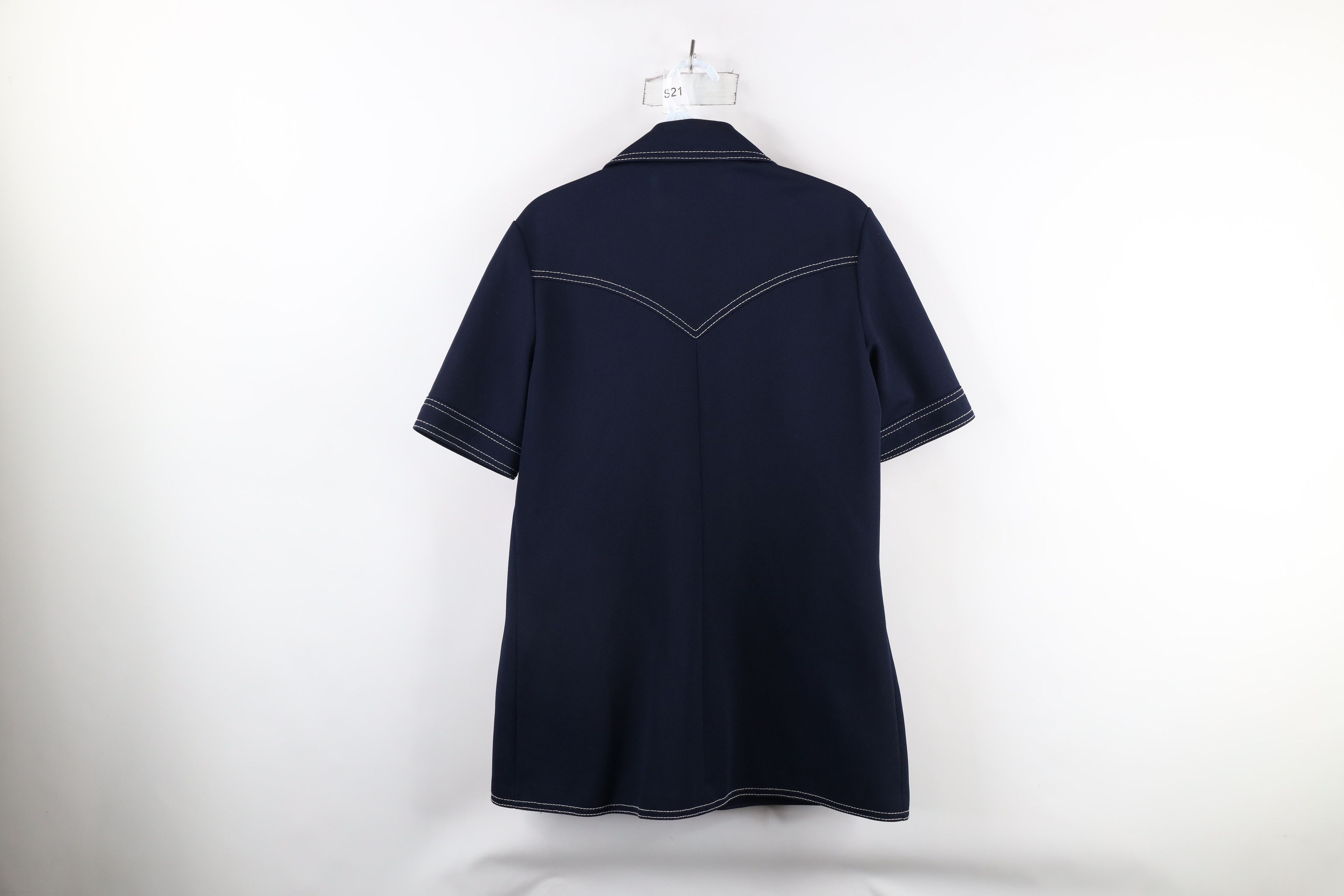 Vintage Vintage 70s Streetwear Short Sleeve Collared Button Shirt Size L / US 10 / IT 46 - 7 Thumbnail