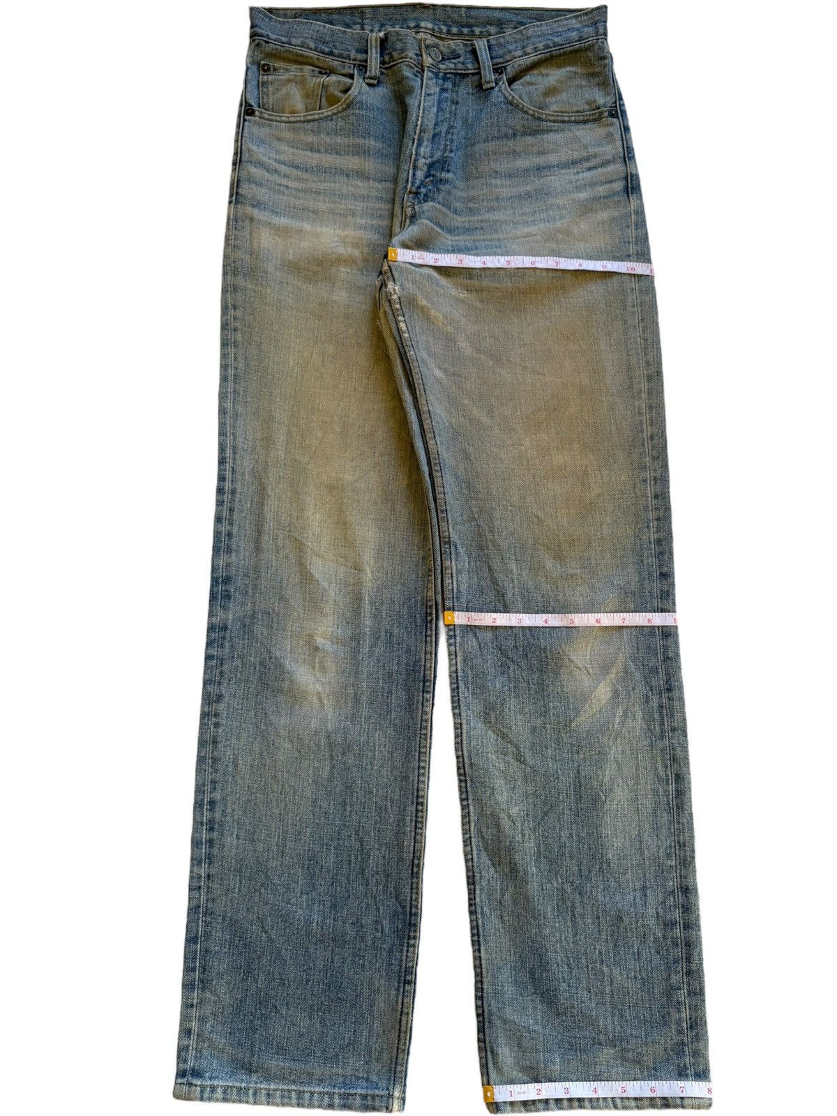 Levi's × Levi's Vintage Clothing Vintage 90s Levis 533 Mud Wash Distressed Loose Jeans Size US 31 - 13 Thumbnail