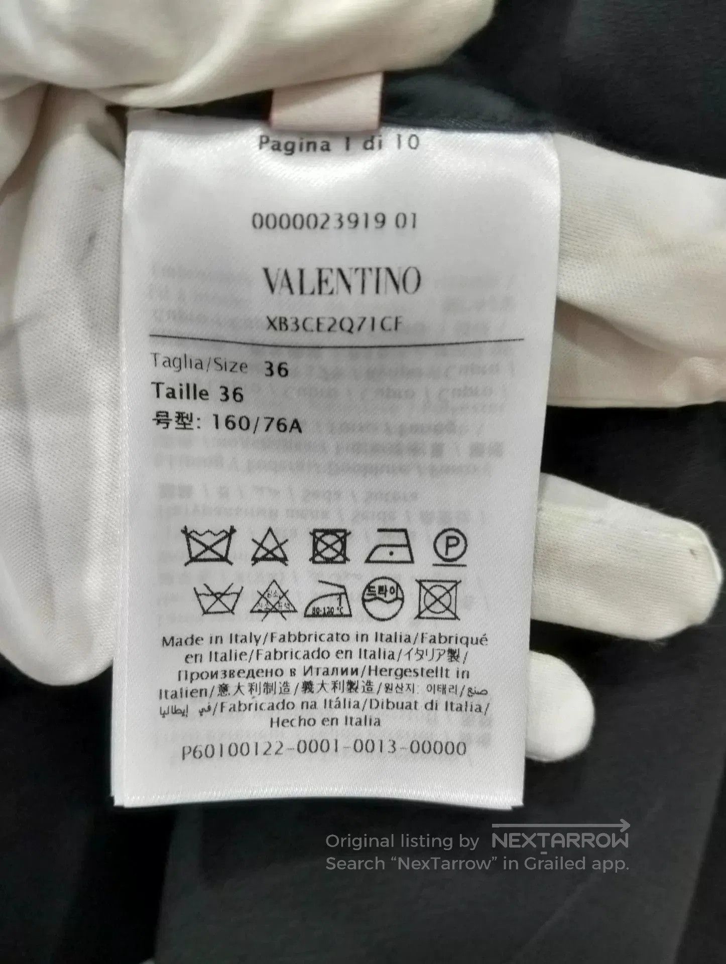 Valentino Valentino Black Embroidered Coat Size 36. Size US XS / EU 42 / 0 - 5 Thumbnail