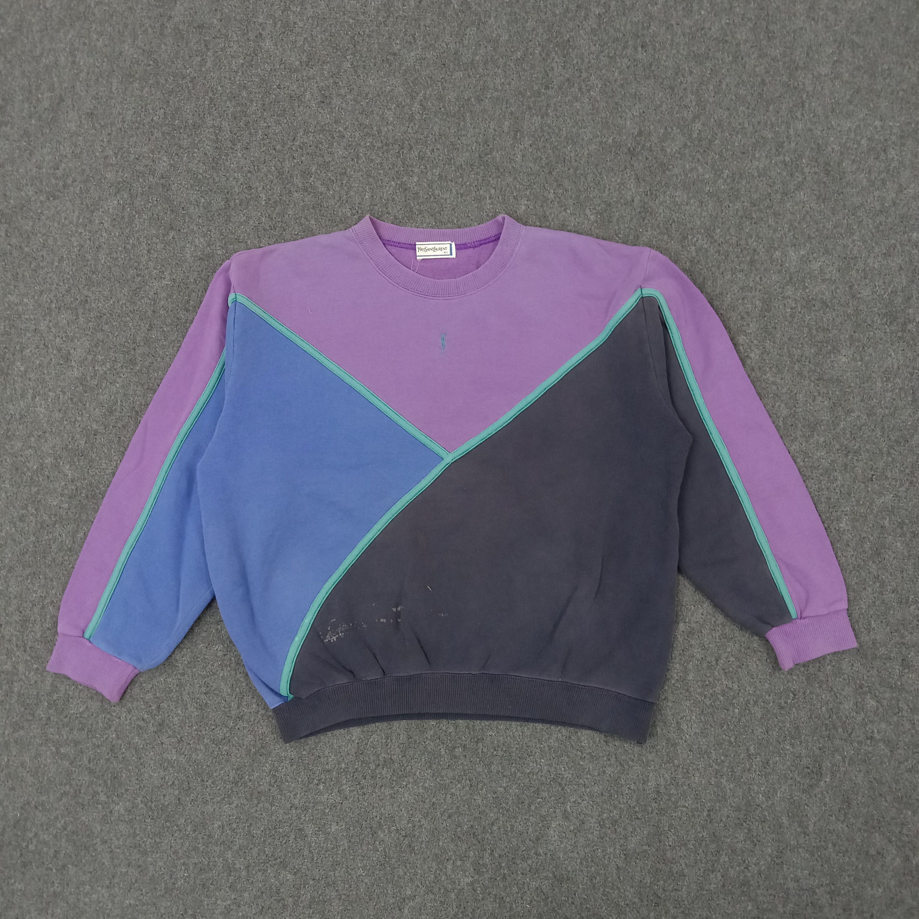 Yves Saint Laurent Luxury Brand YSL Logo Sweatshirt