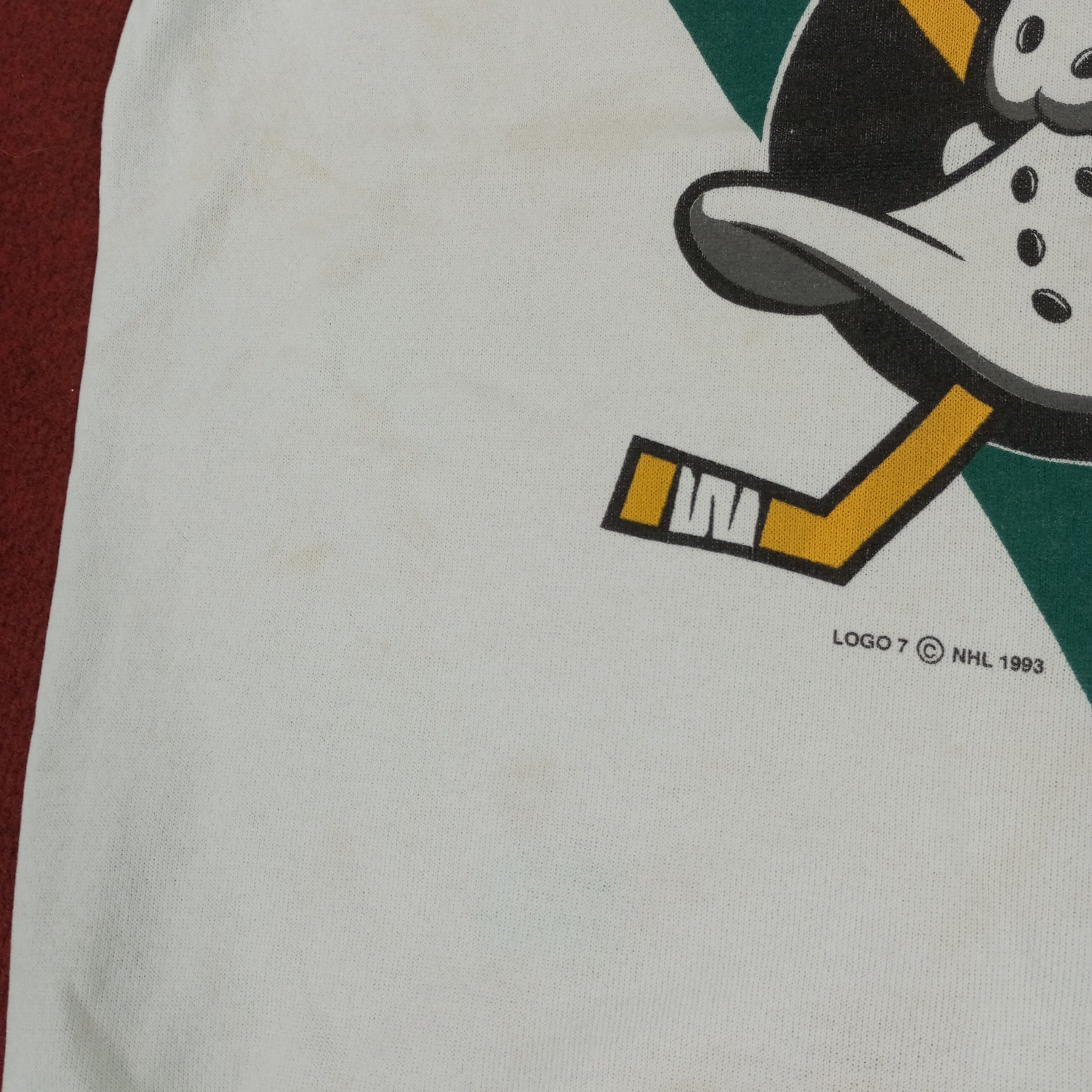 NHL × Vintage Mighty Ducks NHL Hockey Sports Team Vintage Sweatshirt Size US M / EU 48-50 / 2 - 10 Thumbnail