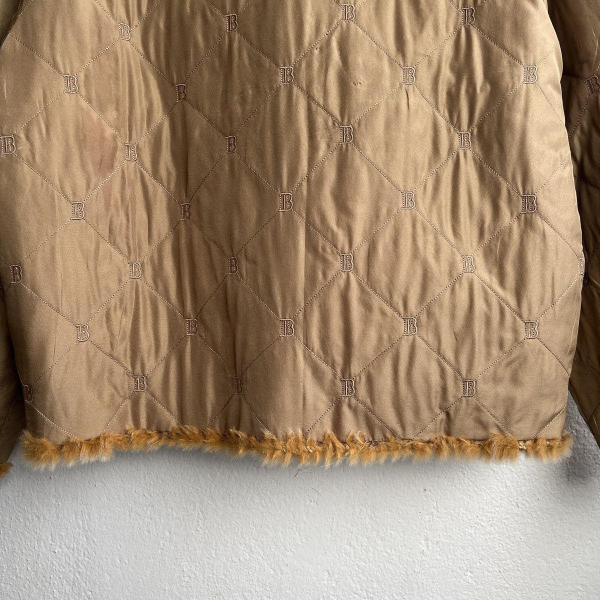 Balmain BALMAIN REVERSIBLE MONOGRAM FUR JACKET Size US L / EU 52-54 / 3 - 17 Thumbnail