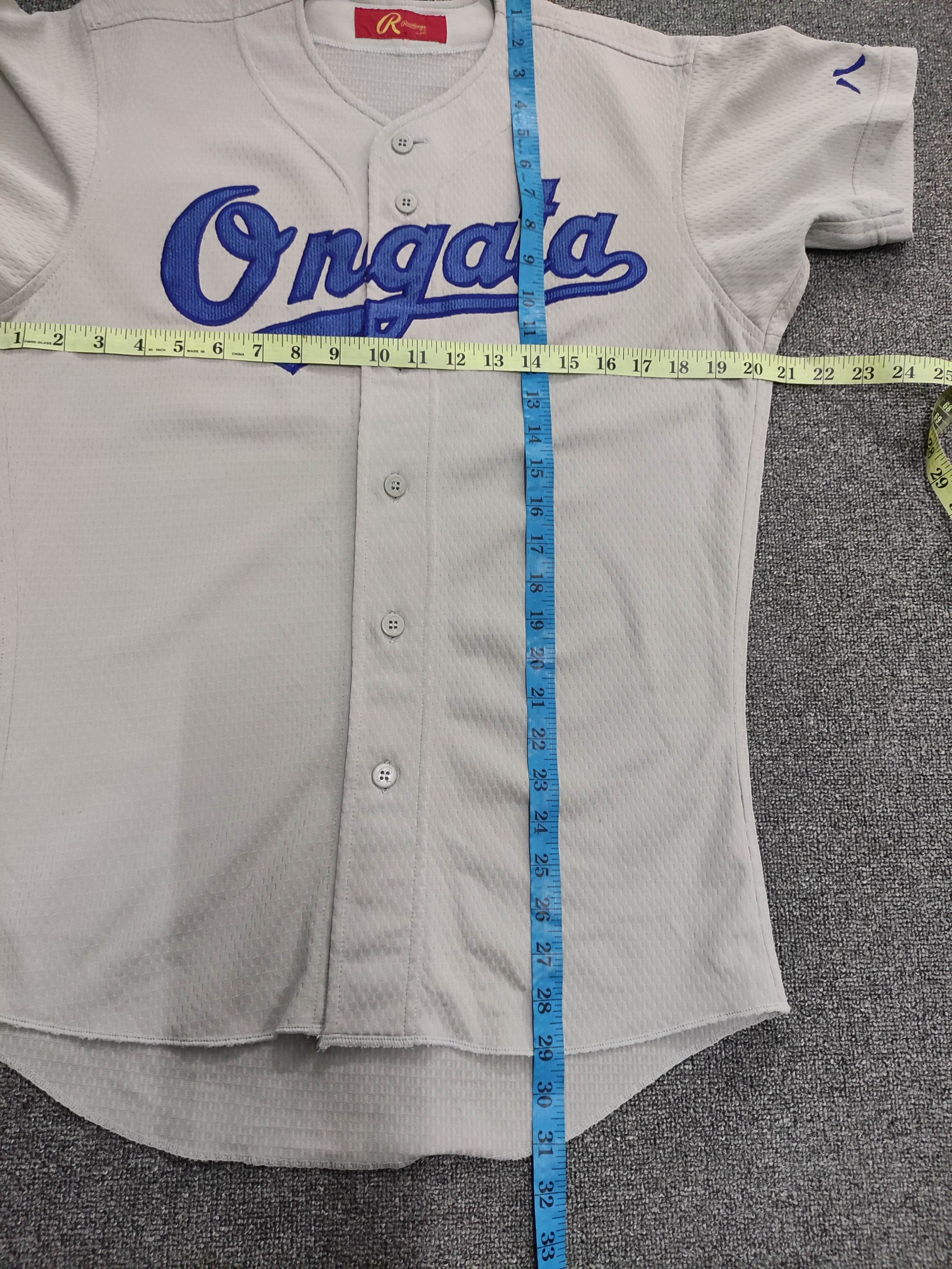 Vintage Vintage Rawlings Ongata Baseball Jersey Size US L / EU 52-54 / 3 - 7 Thumbnail