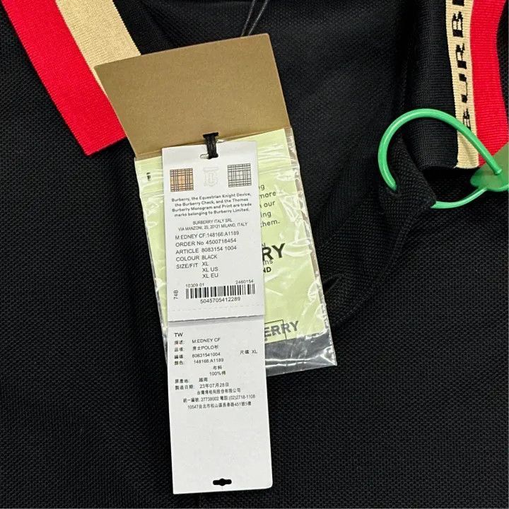 Burberry Burberry Burberry Logo Embroidered Short Sleeve Polo Shirt Size US XL / EU 56 / 4 - 4 Thumbnail