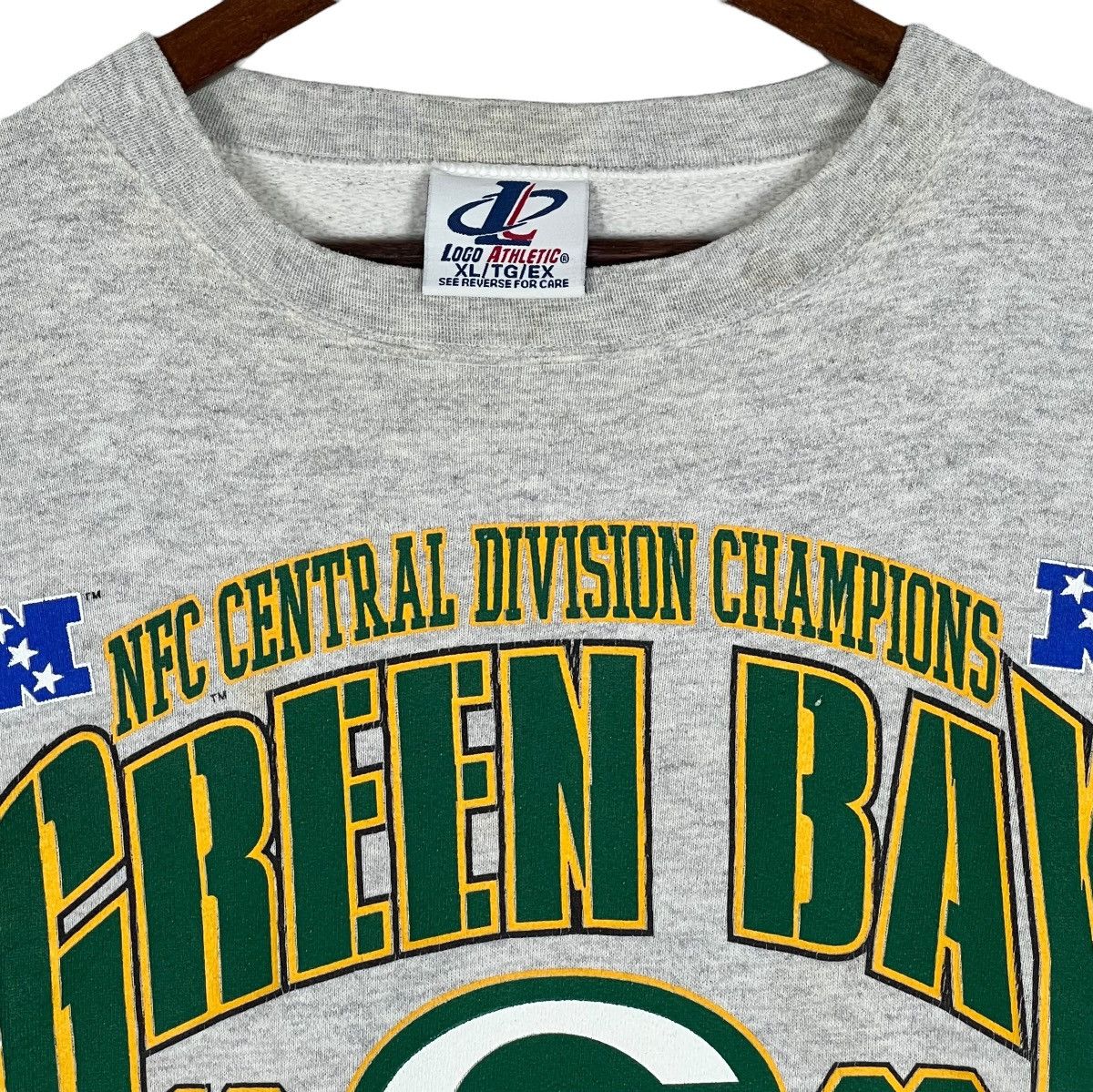 NFL 90s Vintage Distressed NFL Green Bay Packers Crew Neck Size US XL / EU 56 / 4 - 7 Thumbnail