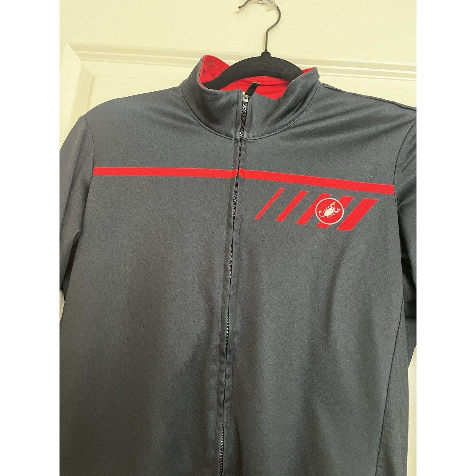 Other Castelli Long Sleeve Cycling Jersey Medium Black Red Zip Size US M / EU 48-50 / 2 - 2 Thumbnail