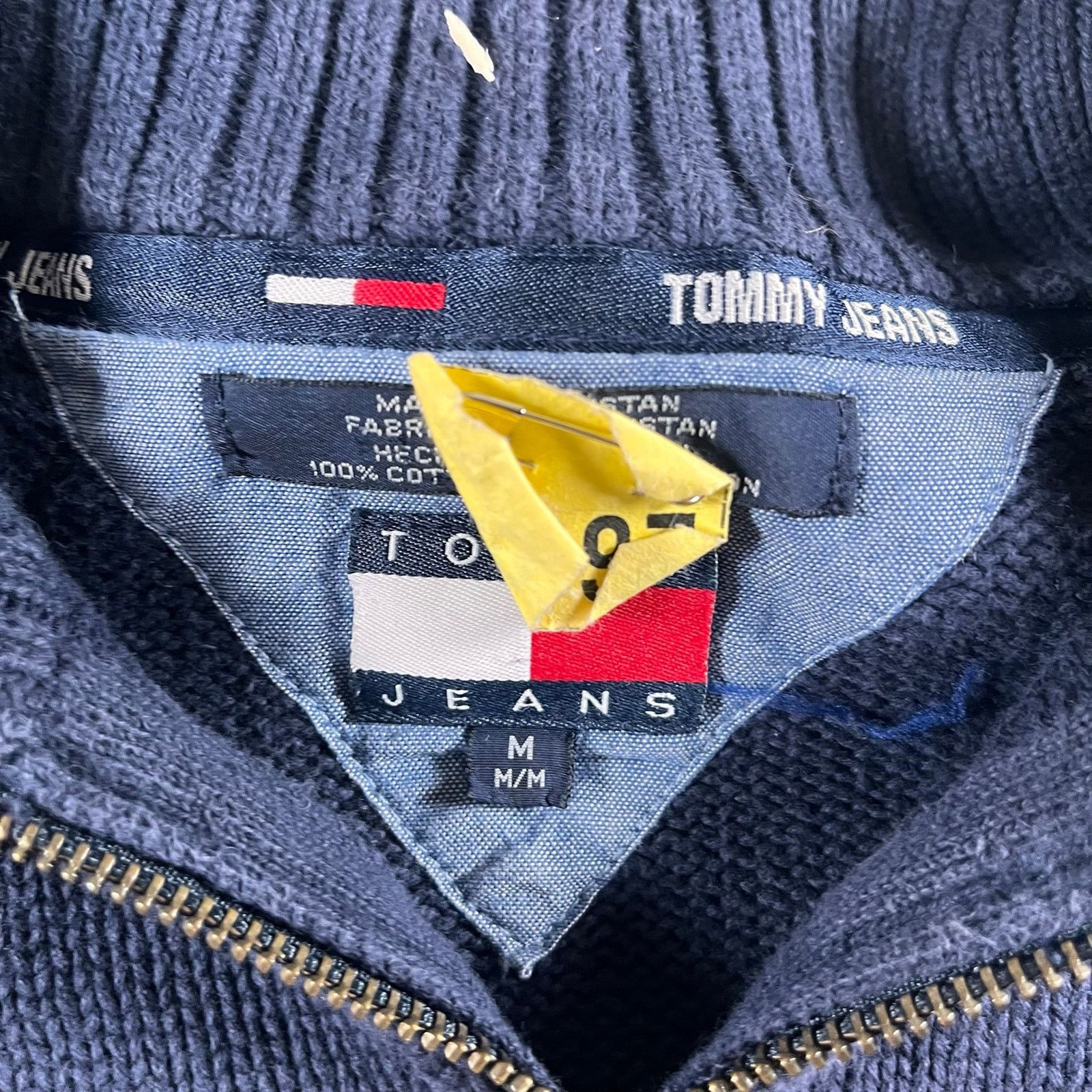 Tommy Hilfiger Vintage Tommy jeans sweatshirt 1/4th zip Size US M / EU 48-50 / 2 - 2 Thumbnail