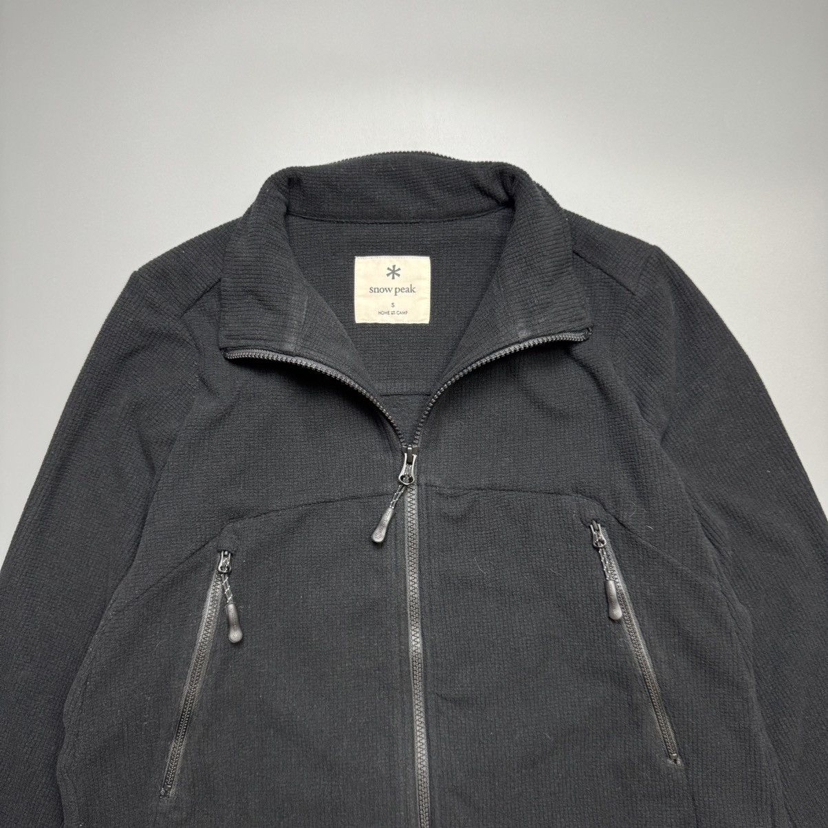 Snow Peak Snow Peak - Grid Micro Fleece Black Jacket Size US S / EU 44-46 / 1 - 8 Thumbnail