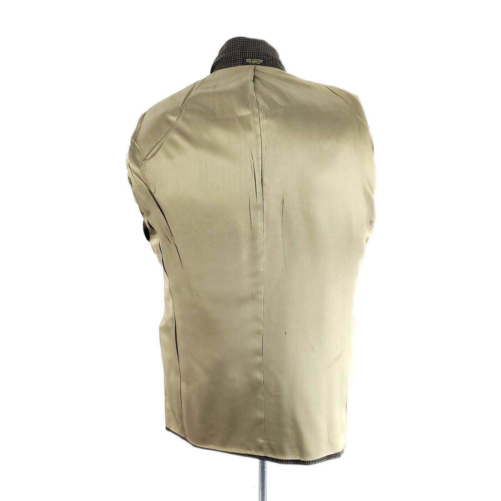 Oscar De La Renta Oscar De La Renta Heavy Textured Wool 2 Button Sport Coat 42 Size 42L - 10 Thumbnail