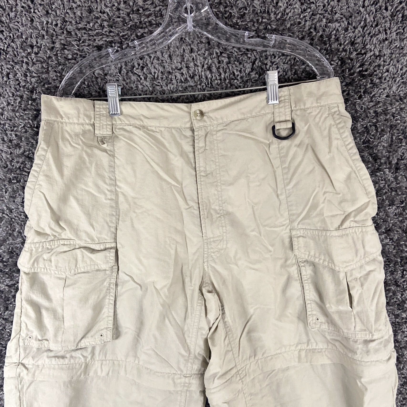 Vintage Columbia Cargo Pants Beige XL Men 31in Inseam Regular Mens Size US 36 / EU 52 - 5 Thumbnail