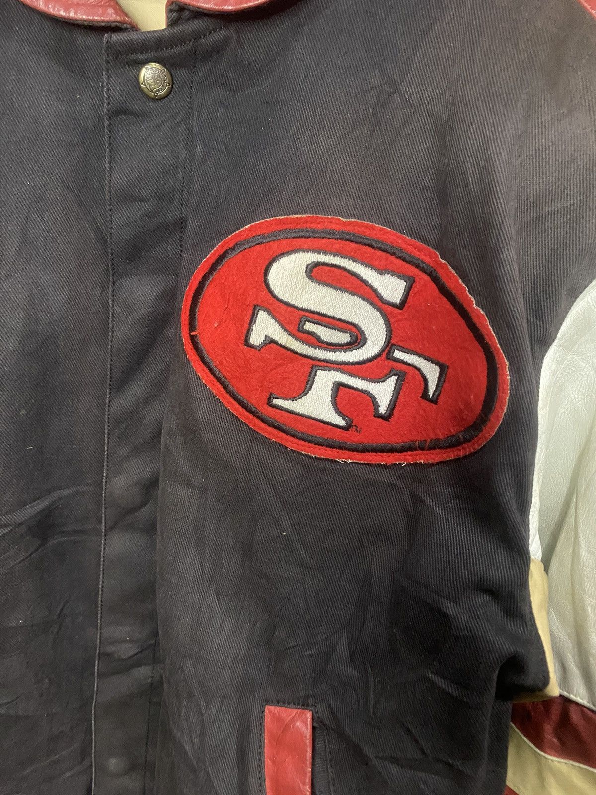 Jeff Hamilton × NFL × Vintage Vintage NFL Jeff Hamilton The San Franciso Leather Jacket Size US M / EU 48-50 / 2 - 3 Thumbnail