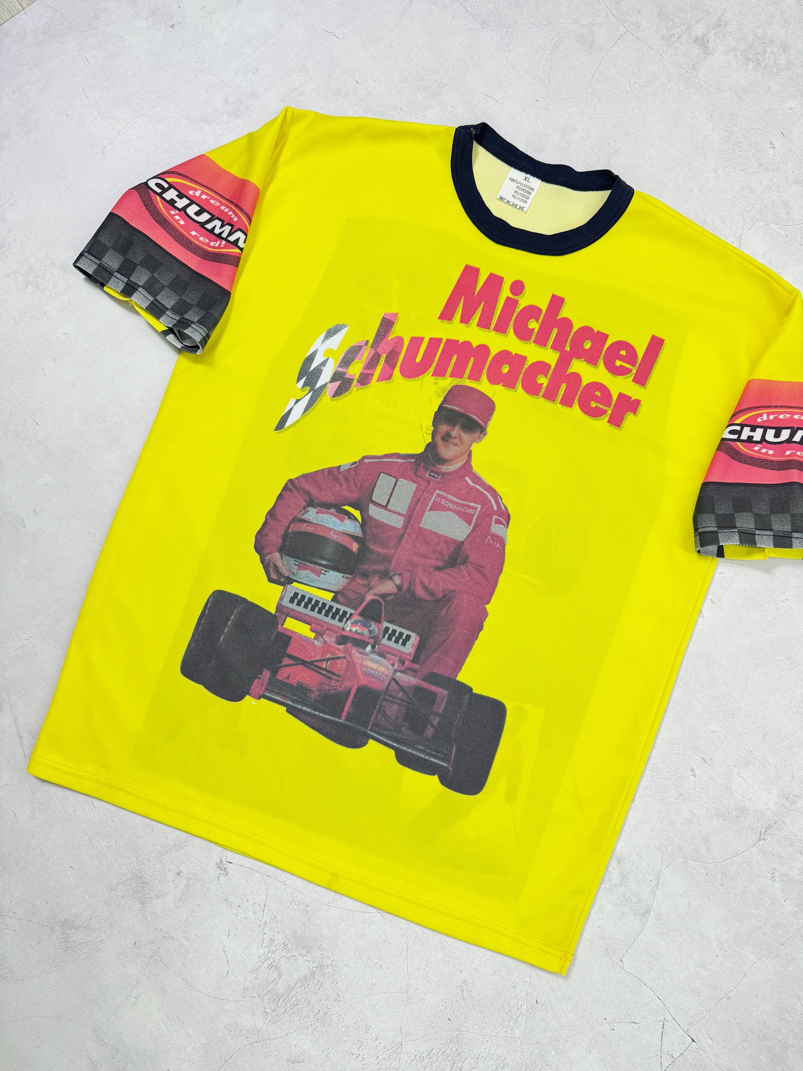 Vintage Vintage Michael Schumaher T-Shirt Formula1 Racing Style Size US M / EU 48-50 / 2 - 3 Thumbnail