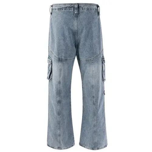 Japanese Brand Tactical Multi Pockets Baggy Jean Size US 29 - 2 Thumbnail
