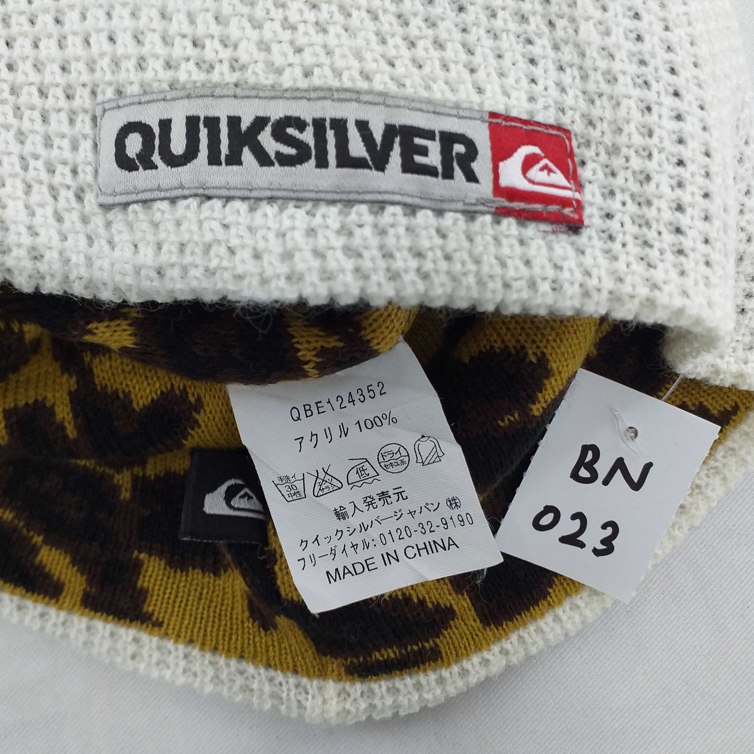 Quicksilver Vintage Quiksilver Plain Snow Cap Hat Beanie -BN023 Size ONE SIZE - 4 Thumbnail