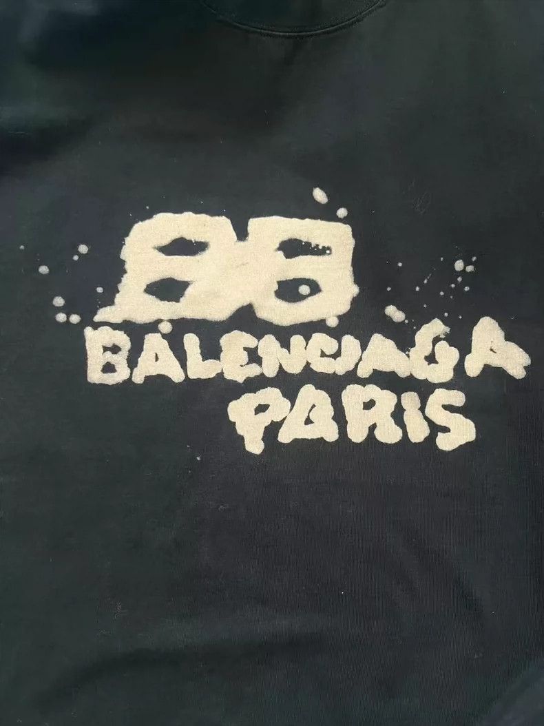 Balenciaga Balenciaga Letter Print Crewneck Short Sleeve T-Shirt Regu Size US L / EU 52-54 / 3 - 4 Thumbnail