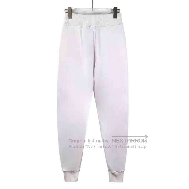 Fendi Fendi White Logo Letter Drawstring Leisure Sport Pants Size 24" / US 00 / IT 34 - 2 Thumbnail