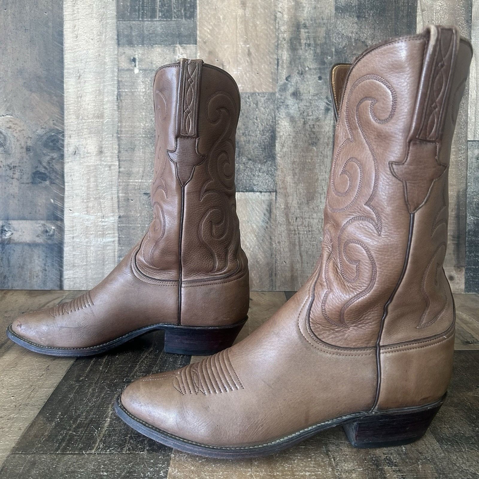 Lucchese Lucchese Classics L001673 Leather Cowboy Boots Mens 10 D Size US 10 / EU 43 - 10 Thumbnail