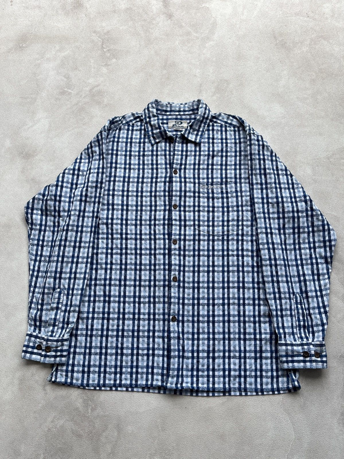 Other Vintage Piko Plaid Longshirt Size US L / EU 52-54 / 3 - 1 Thumbnail