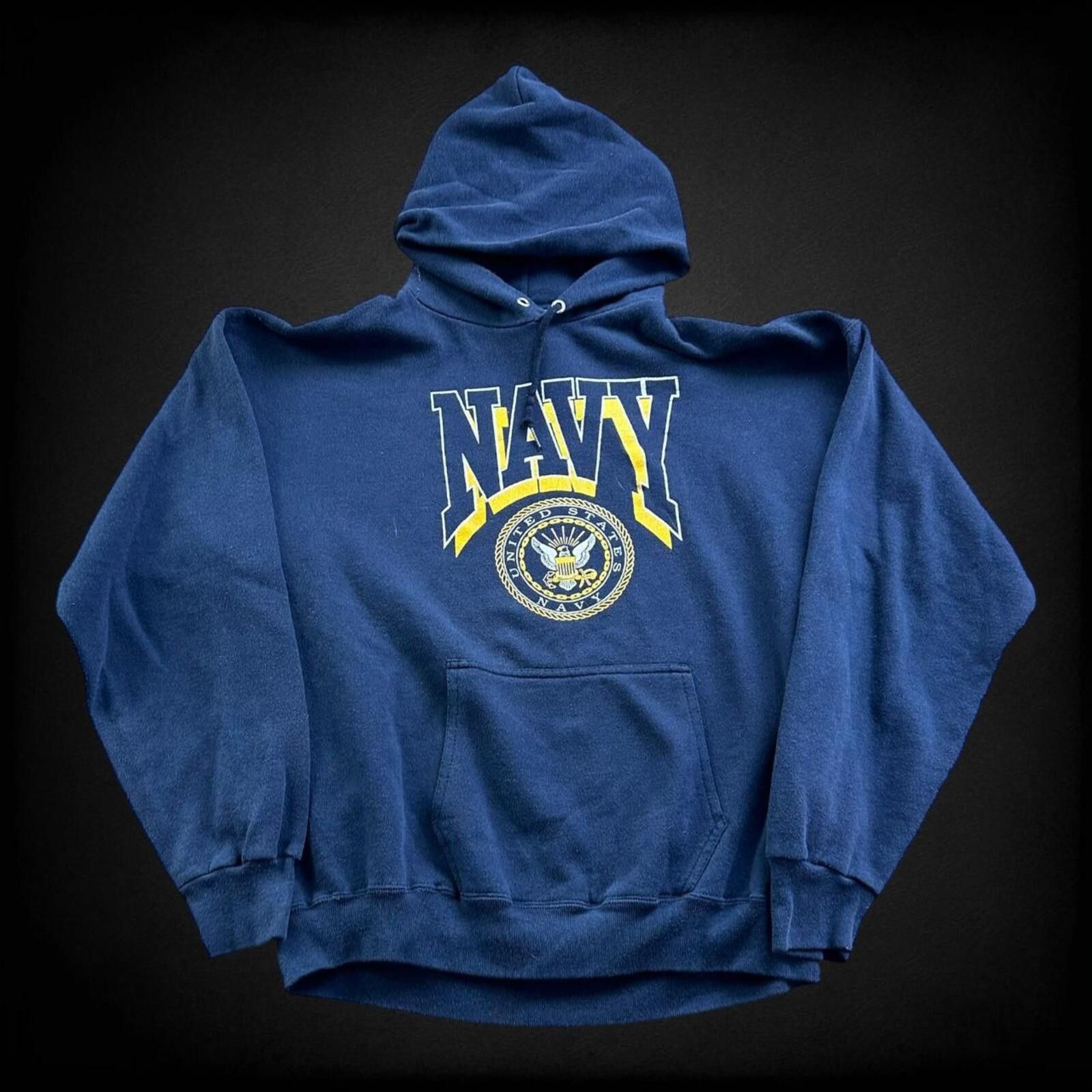 Other vintage United States Navy hoodie with yellow accents hoodie Size US XL / EU 56 / 4 - 1 Thumbnail