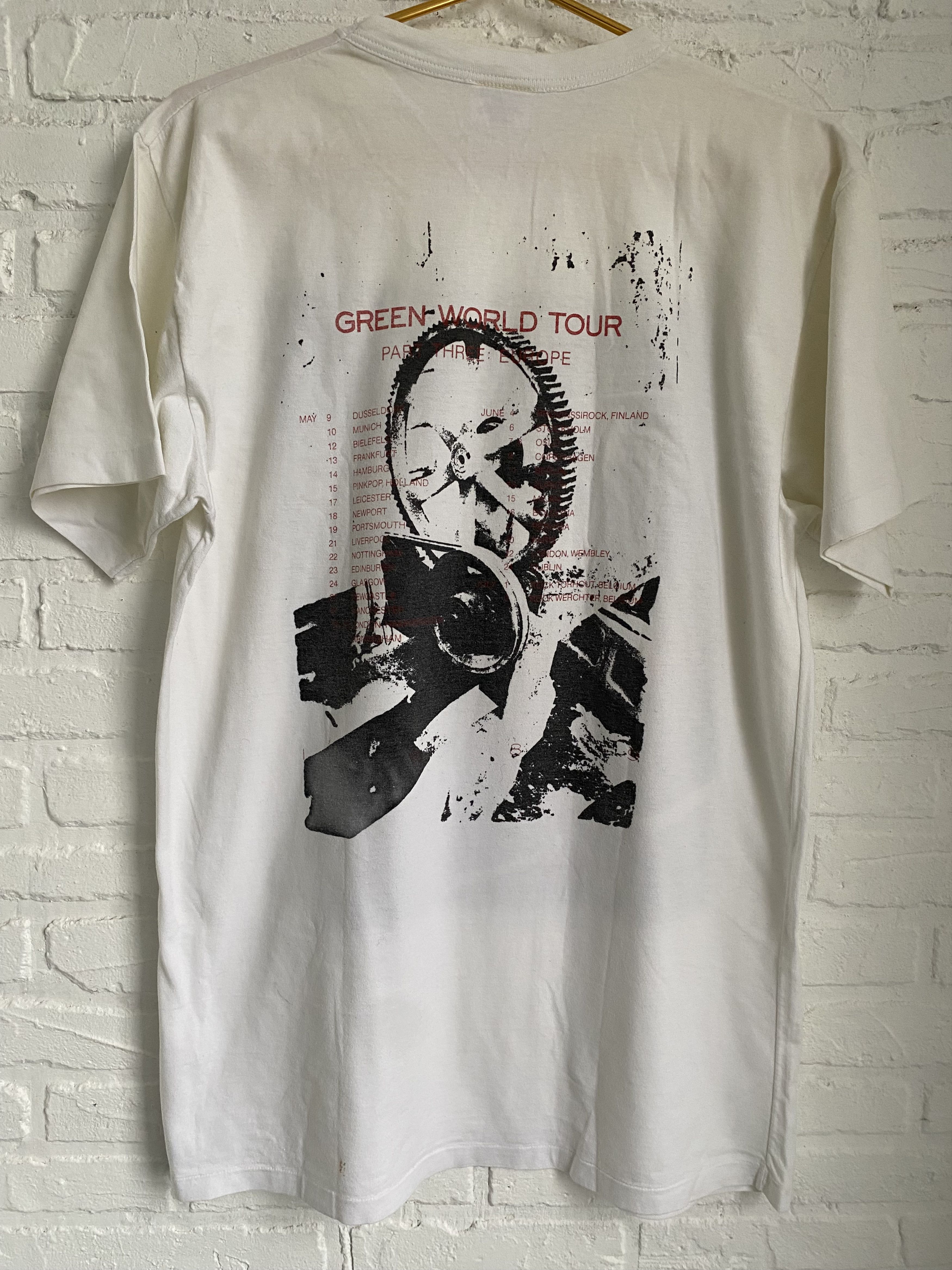 Band Tees × Vintage Vintage 80s R.E.M. Green World tour 1989 t-shirt Size US XL / EU 56 / 4 - 12 Thumbnail