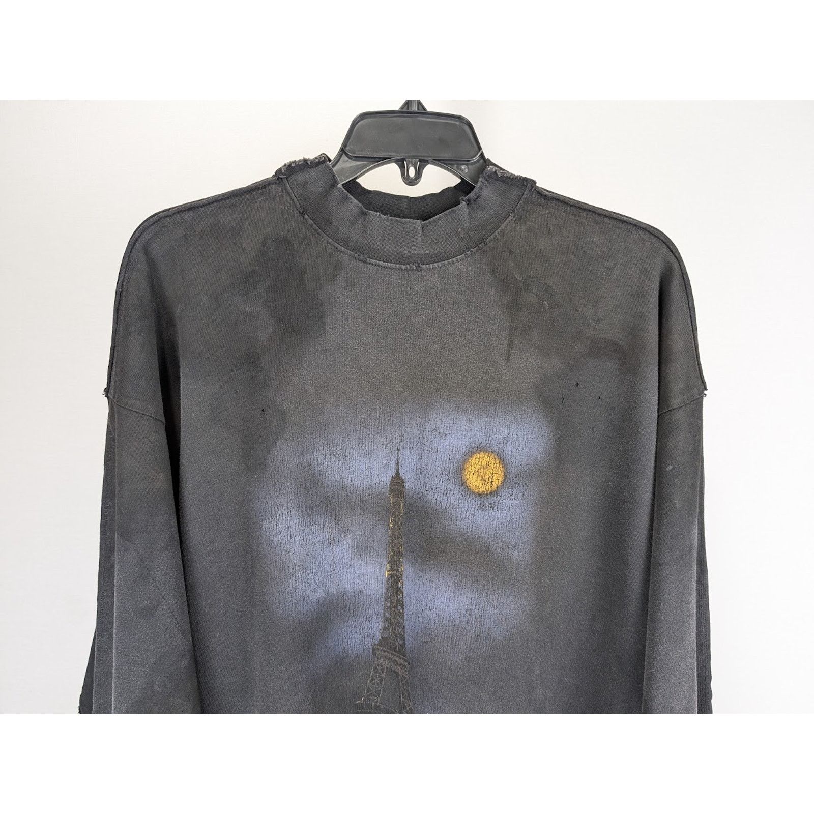 Balenciaga o1rshd1 L/S Double Front T-Shirt in Black Size US M / EU 48-50 / 2 - 7 Thumbnail