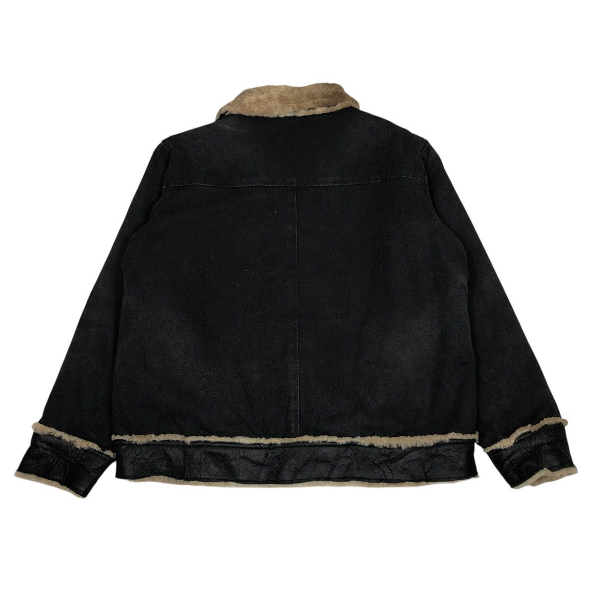 Beams Japan 🔥VINTAGE CHORE JACKET BEAMS MINK FUR BLANKET ISSEY MIYAKE Size US L / EU 52-54 / 3 - 2 Thumbnail