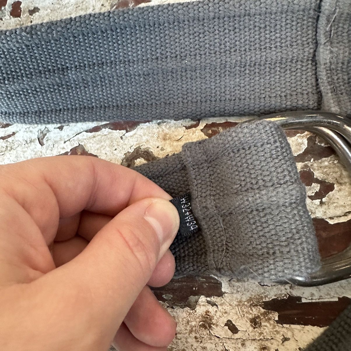 POST ARCHIVE FACTION (PAF) Vinatge Japan Knit Belt W32xL34 Grunge Staff Pick Avantgarde Size ONE SIZE - 6 Thumbnail