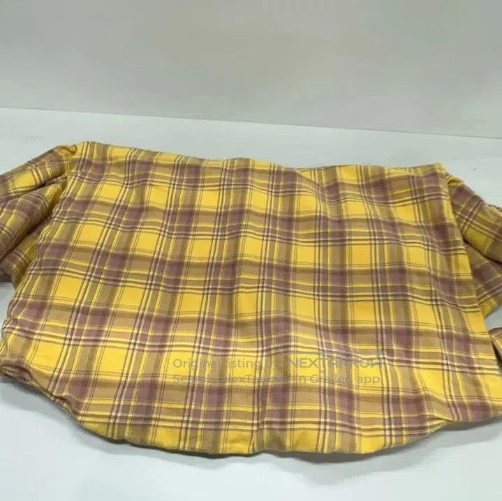 Balenciaga Balenciaga Yellow Checkered Long Sleeve Shirt. Size US M / EU 48-50 / 2 - 8 Thumbnail