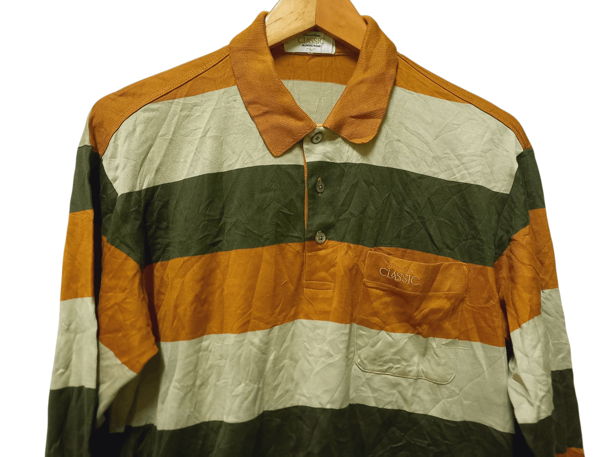 Vintage Vintage grandslam stripes musingwear Size US L / EU 52-54 / 3 - 3 Thumbnail