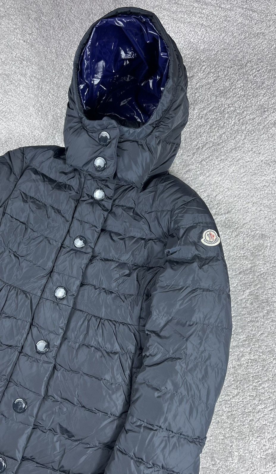 Moncler Moncler Jura Blue Down Parka Size 3 Size L / US 10 / IT 46 - 2 Thumbnail