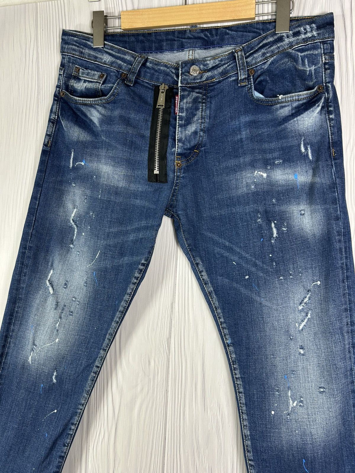 Dsquared2 Dsquared2 Milano Italy Distressed Denim Jeans Pants Size 52 Size US 36 / EU 52 - 4 Thumbnail