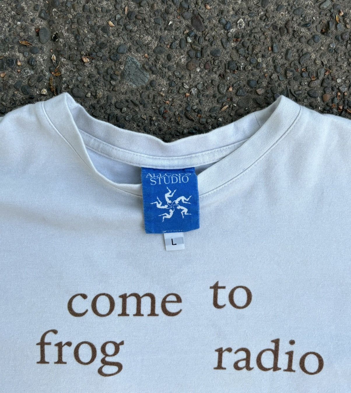 ALL CAPS STUDIO All-Caps Studio Off-White “Welcome to Frog Radio” DJ T-Shirt Size US L / EU 52-54 / 3 - 2 Thumbnail