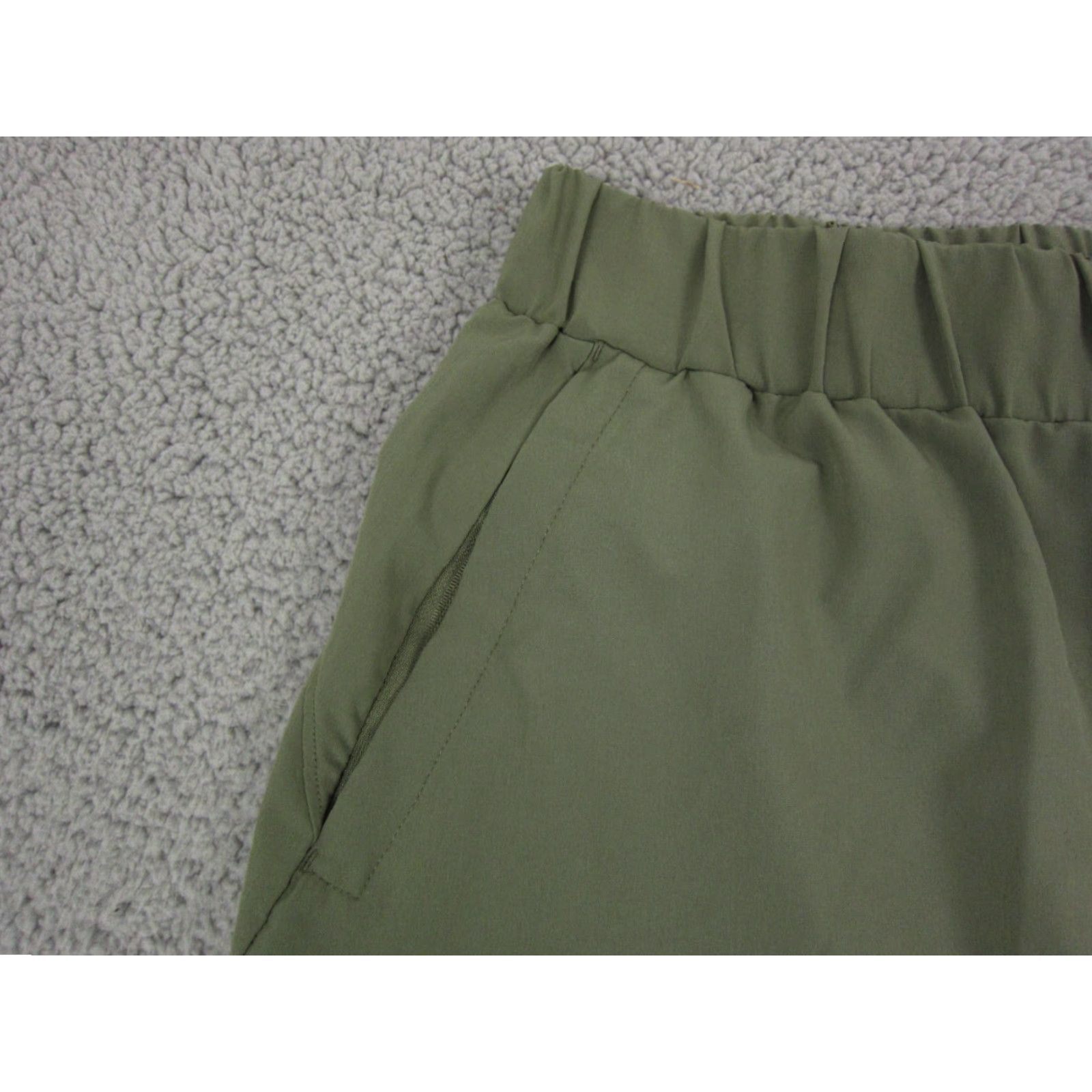 Vintage Bylt Joggers Womens Large Green Pants Baggy Fit Drawstring Poly Spandex Activewear Casual Travel Workwear 90s Style Wide-Leg Inseam 30 in Womens Size 36" / US 14 / IT 50 - 5 Thumbnail
