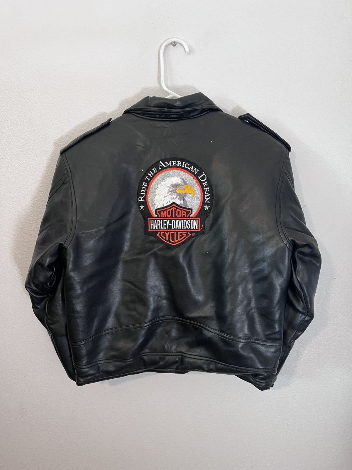 Harley Davidson L Black leather Harley Davidson biker jacket Size US L / EU 52-54 / 3 - 2 Thumbnail