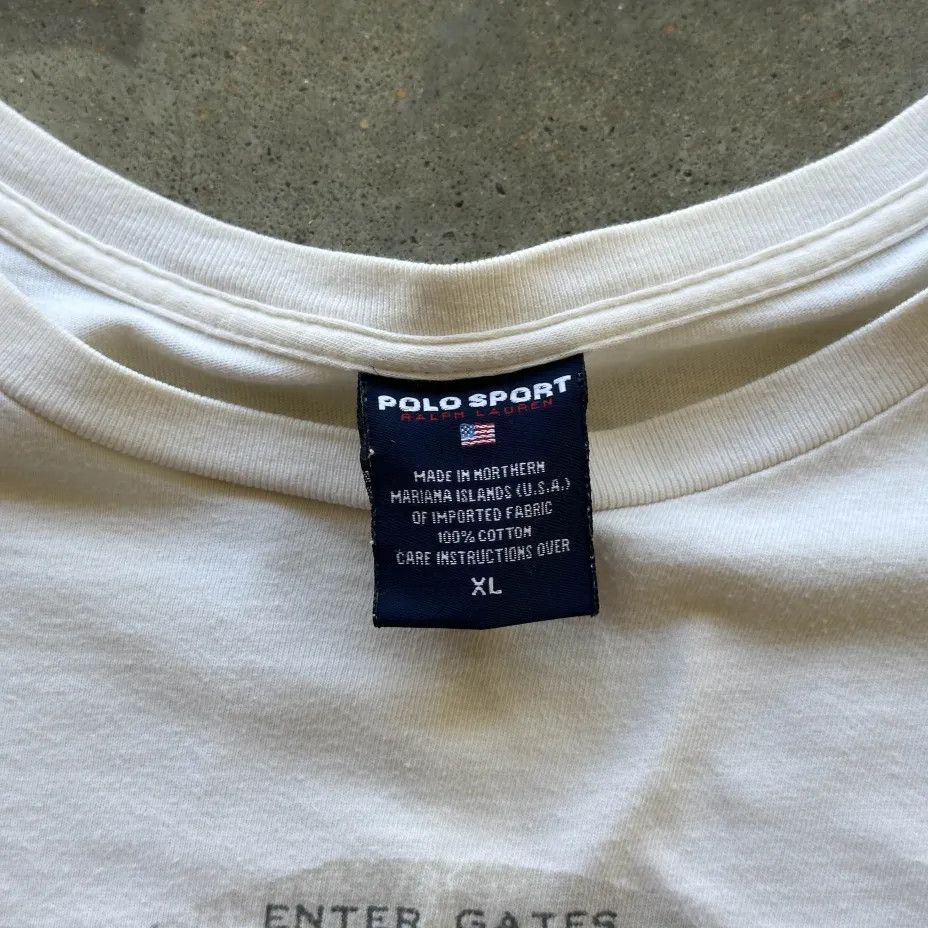 Polo Ralph Lauren Vintage Polo Sport Ralph Lauren Broolyn Baseball Ticket Tee Size US XL / EU 56 / 4 - 3 Thumbnail