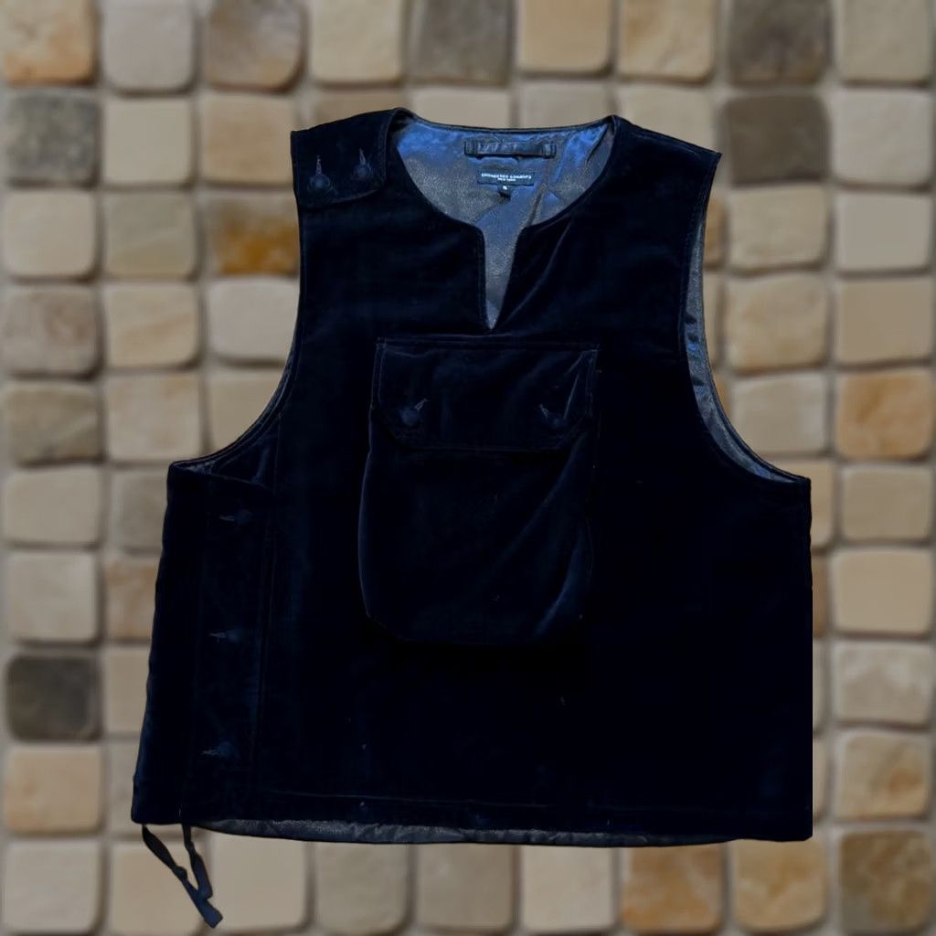 Engineered Garments EG LL Vest Flight Satin Nylon Size S Primaloft