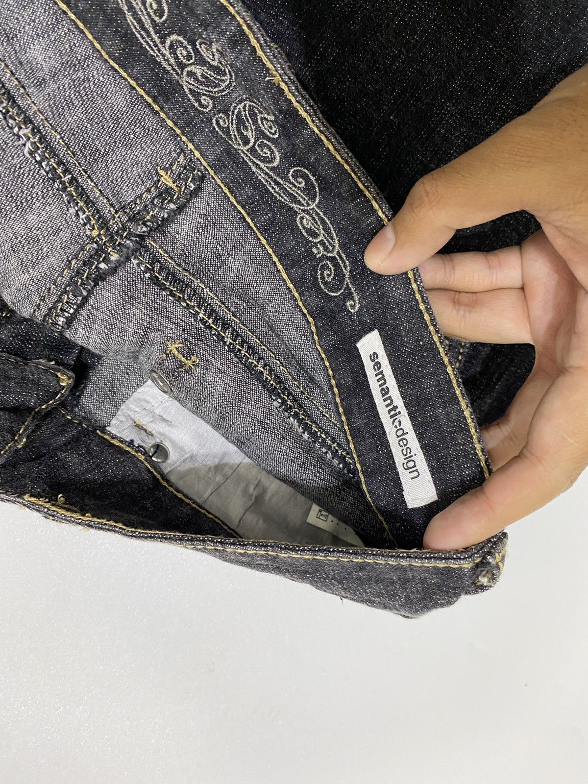 semanticdesign Denim semantic design Vintage Y2k Size US 30 / EU 46 - 5 Thumbnail