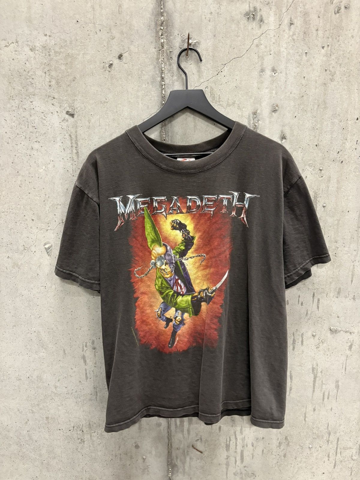Band Tees Vintage Megadeath Shirt Thrashed Faded Grunge Band Acme Tag Size US L / EU 52-54 / 3 - 1 Thumbnail
