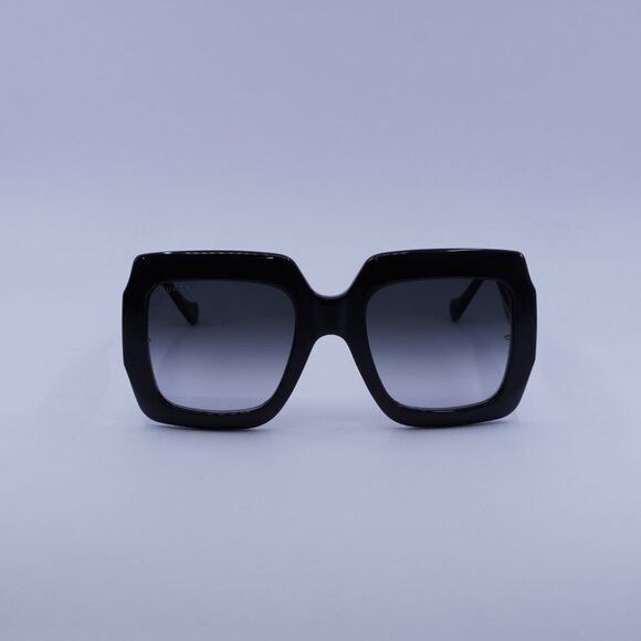 Gucci Gucci GG1022S 001 Sunglasses Black Square Frame, Grey Lenses Size ONE SIZE - 2 Thumbnail