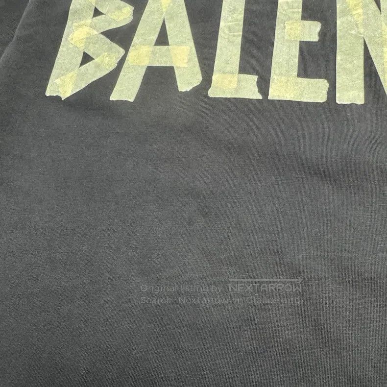Balenciaga Balenciaga Tape Letter Short Sleeve Size US L / EU 52-54 / 3 - 2 Thumbnail