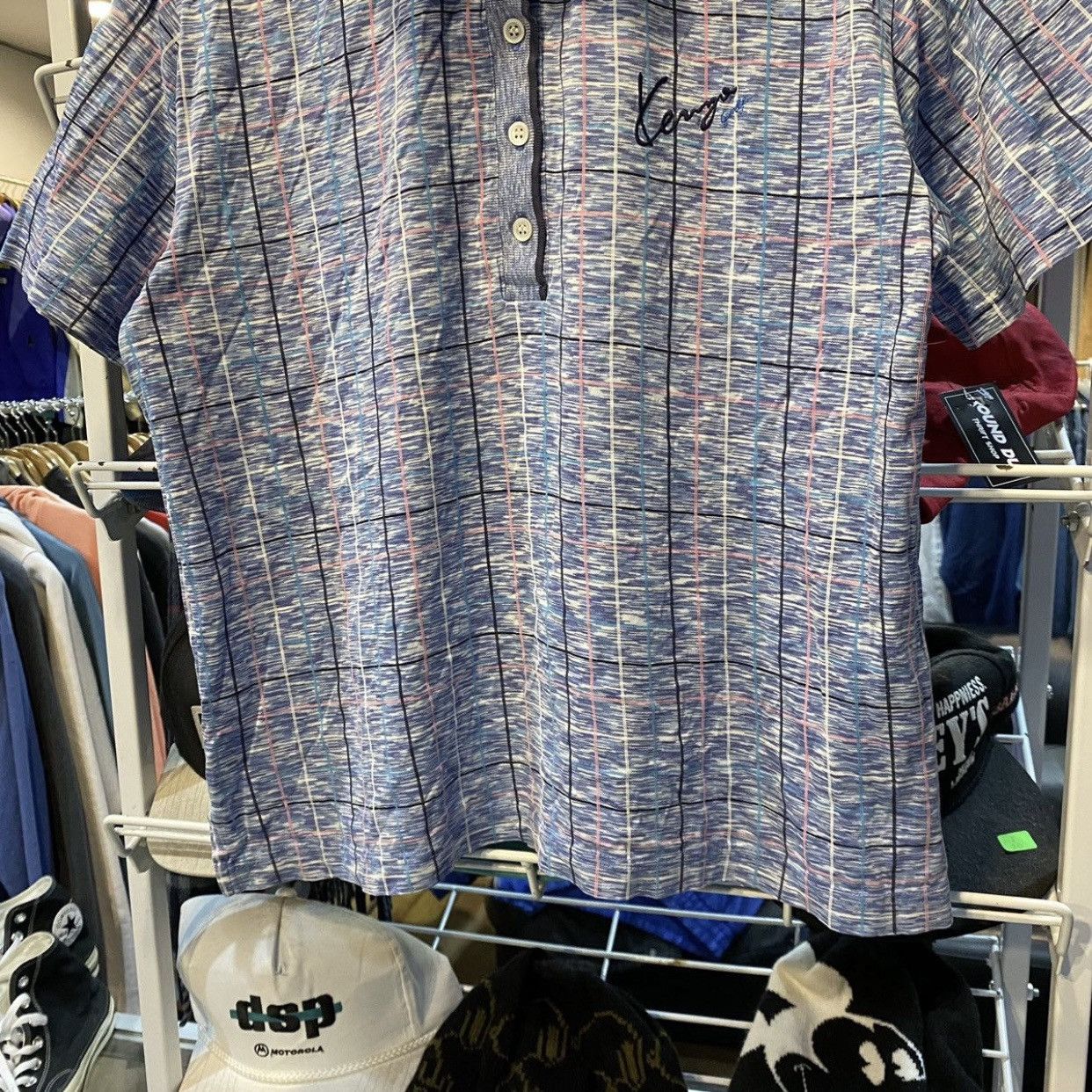 Kenzo Vintage Kenzo Golf Polo T-Shirt “space yarn" Size US XS / EU 42 / 0 - 4 Thumbnail