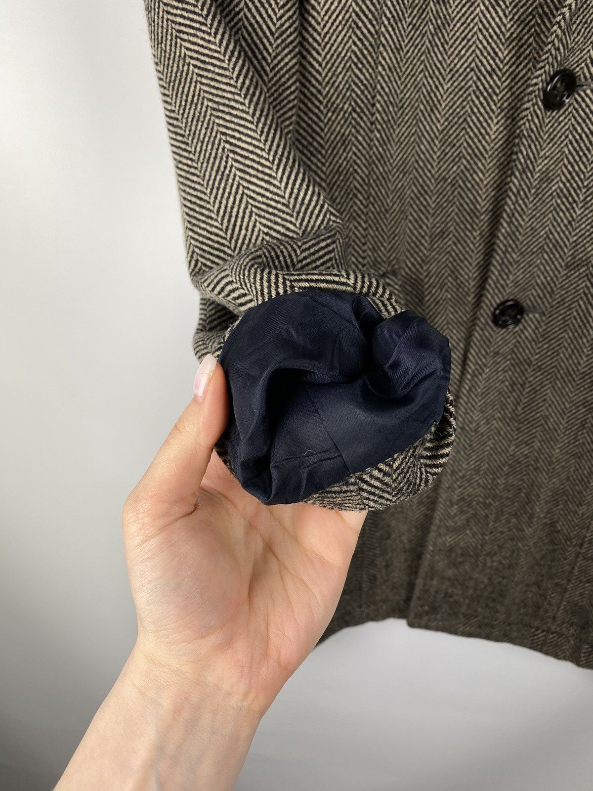Hugo Boss Hugo Boss men’s wool herringbone coat jacket Size US M / EU 48-50 / 2 - 12 Thumbnail