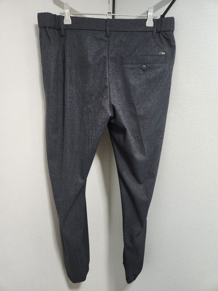Emporio Armani Emporio Armani 밴딩디데일 Trousers Size US 32 / EU 48 - 4 Thumbnail